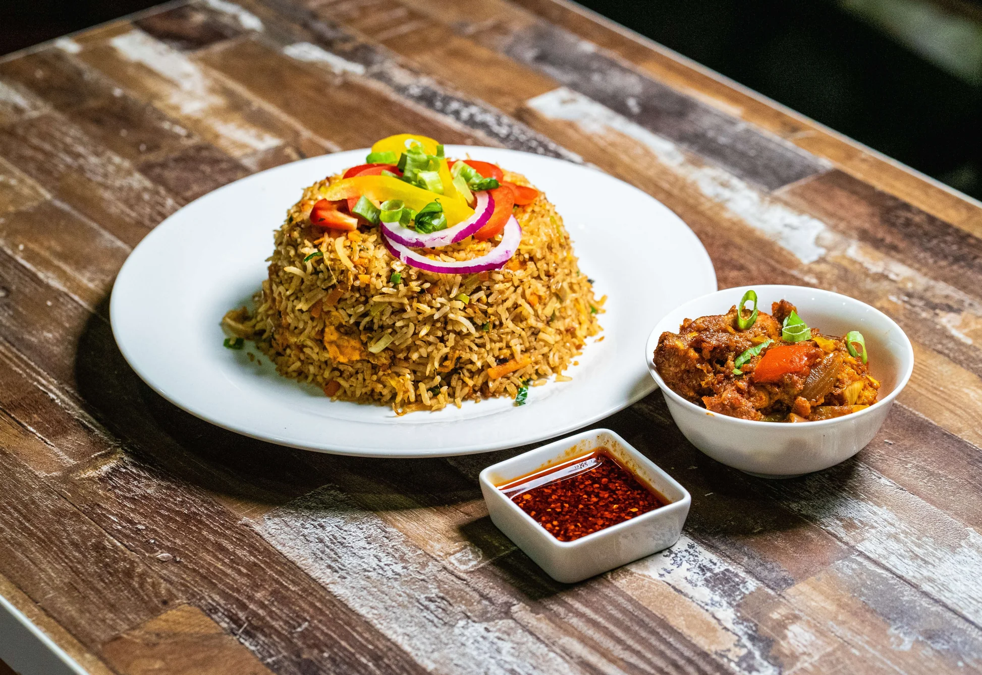 Devilled Chicken Fried Rice
