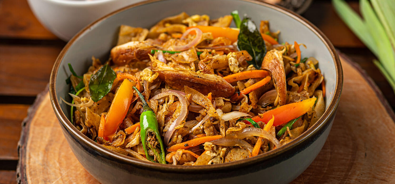 Roast Chicken Kottu